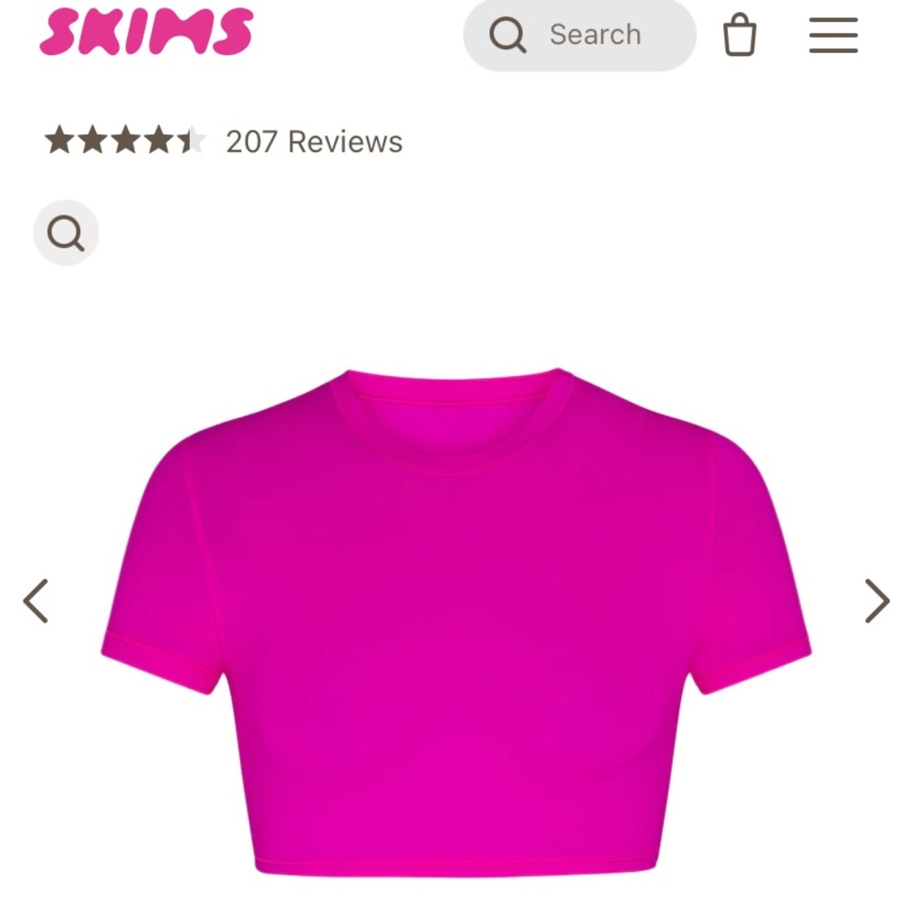 FITS EVERYBODY SUPER CROPPED T-SHIRT | FUCHSIA - FUCHSIA